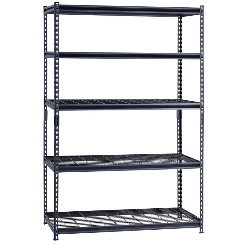 Musclerack™ Heavy-Duty Z-Beam™ Steel Boltless Shelving With Wire Decking 2