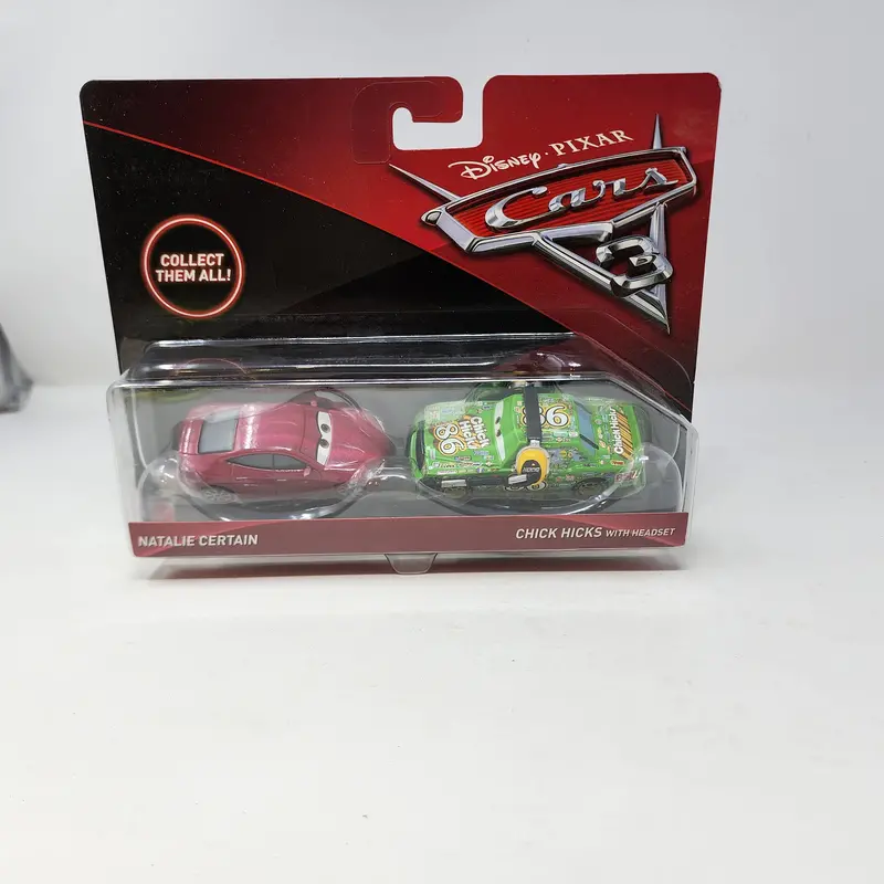 Natalie Certain & Chick Hicks With Headset * Disney Pixar Cars 3 1