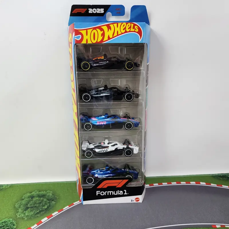 New!! 2025 F1 Cars Formula 1 * 5 Pack * 2026 Hot Wheels Formula 1 Racing 1