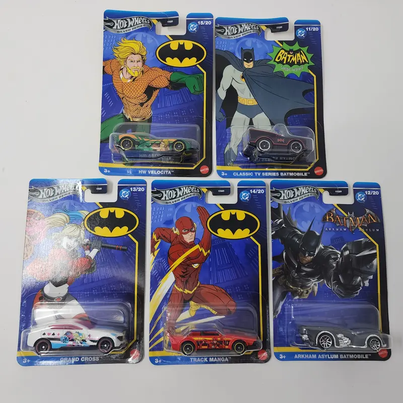 New!  5 Car Set Batman * 2025 Hot Wheels New Case Q Release 1