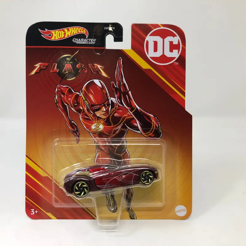 New!  Flash Dc Comics * 2023 Hot Wheels Character Cars Dc 1