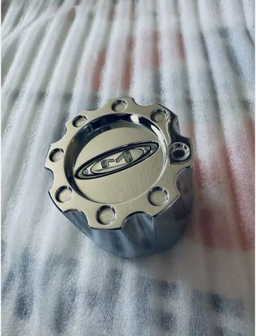 New Moto Metal Mo950/Mo951 Chrome Snap In Wheel Center Cap 353K83 Green Logo 1