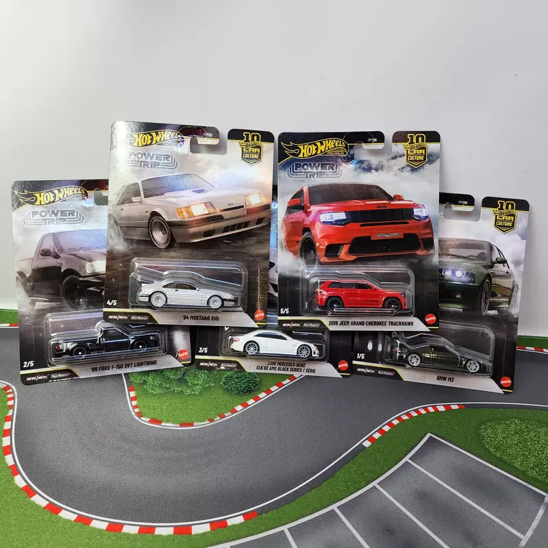 New!  Power Trip * 5 Car Set * 2026 Hot Wheels Car Culture Power Trip Case R 1