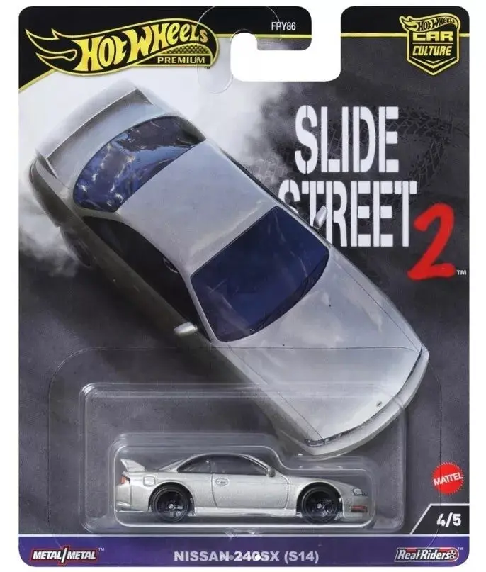 Nissan 240Sx S14 * 2024 Hot Wheels Slide Street 2 Car Culture Case H Release 1