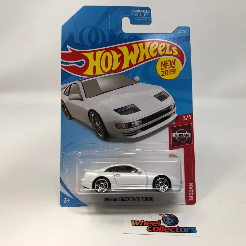 Nissan 300Zx Twin Turbo #110 * White * 2019 Hot Wheels First Edition 1