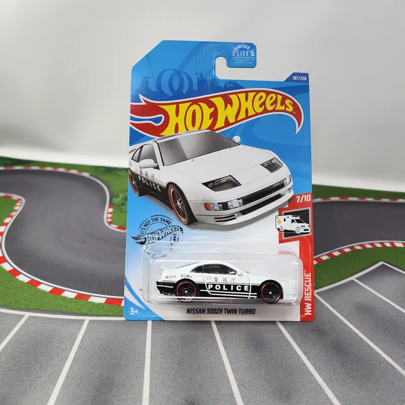 Nissan 300Zx Twin Turbo Police #187 * White * 2020 Hot Wheels 1