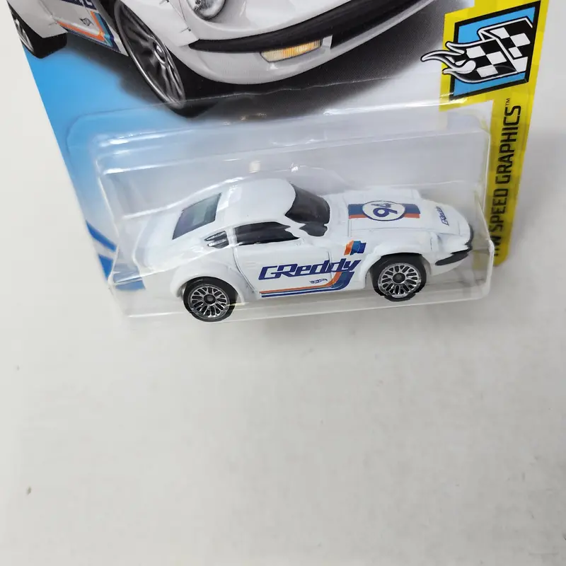 Nissan Fairlady Z #154 Greddy * White * 2018 Hot Wheels W/ Factory Set Holo 2