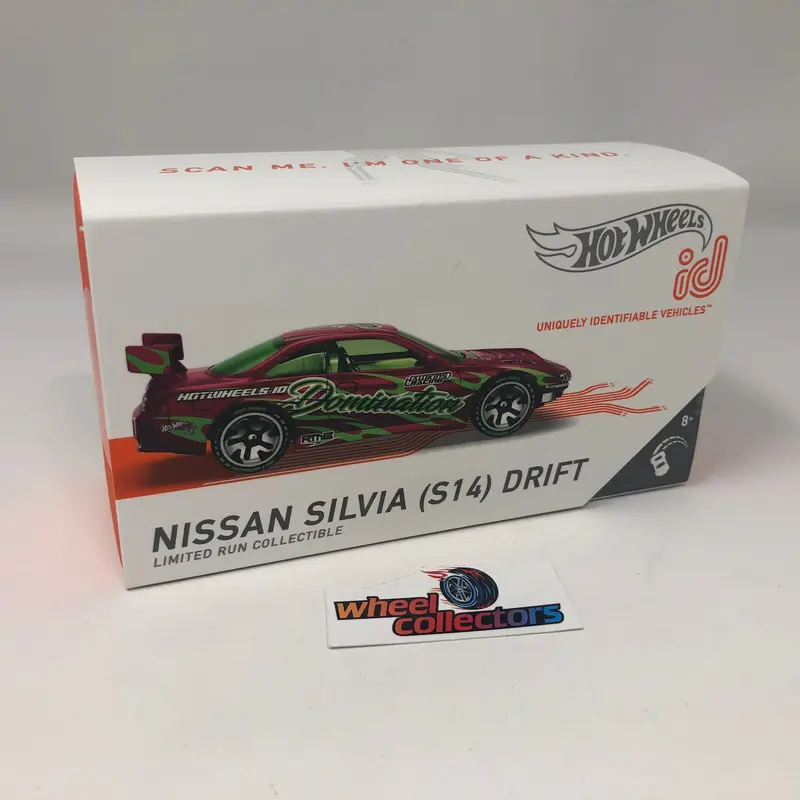 Nissan Silvia S14 Drift * Hot Wheels Id Car Series Limited Run Collectible 1