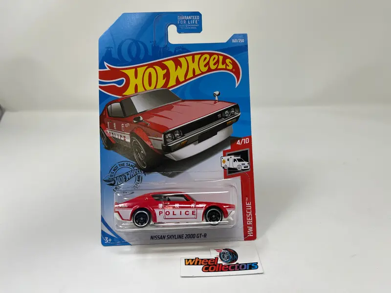 Nissan Skyline 2000 Gt-R #160 * Red * 2019 Hot Wheels 1