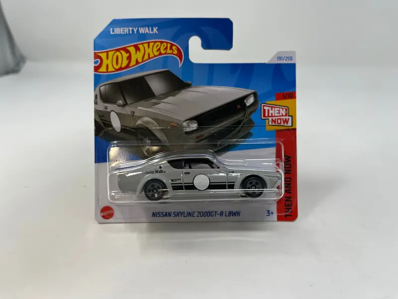 Nissan Skyline 2000Gt-R Lbwk #181 * Grey * 2024 Hot Wheels Short Card Case L 1
