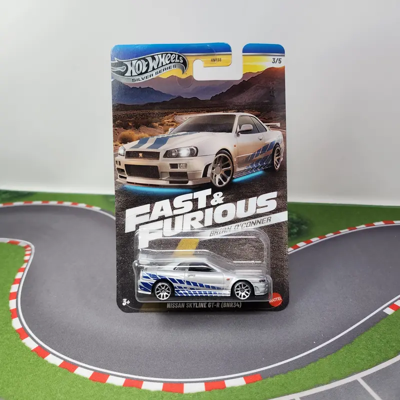 Nissan Skyline Gt-R Bnr34 * Hot Wheels Fast & Furious Brian O'conner 1