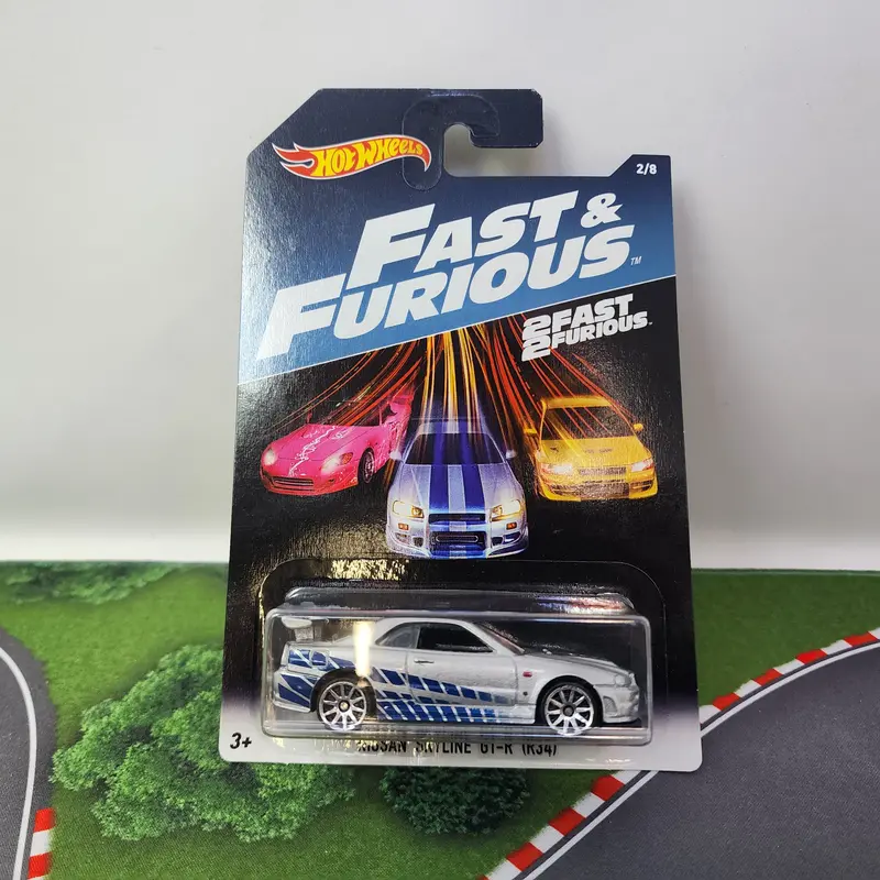 Nissan Skyline Gt-R R34 * Hot Wheels 2 Fast & 2 Furious Movie 1