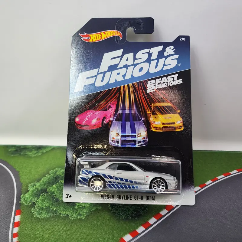 Nissan Skyline Gt-R R34 * Hot Wheels 2 Fast & 2 Furious Movie 1