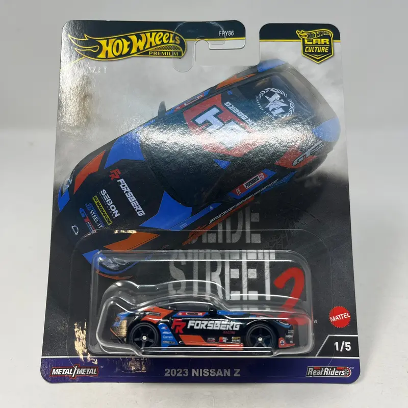 Nissan Z * Black * 2024 Hot Wheels Slide Street 2 Car Culture Case H Release 1