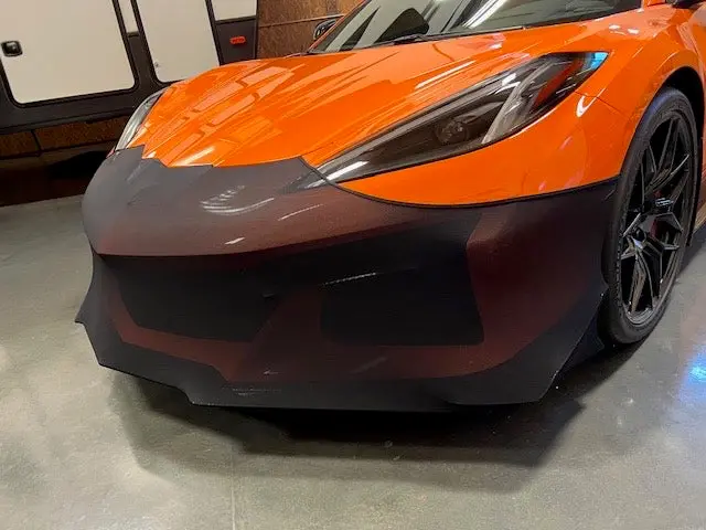 Novistretch C8 Corvette Stingray Eray Z06 Front Bumper Mask 1