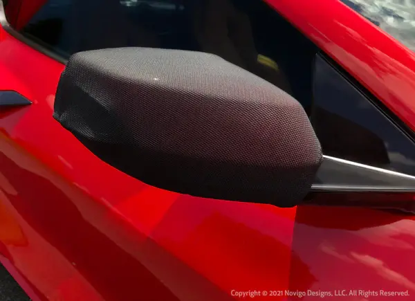 Novistretch Mirror Covers - C4 & C8 Corvette 1