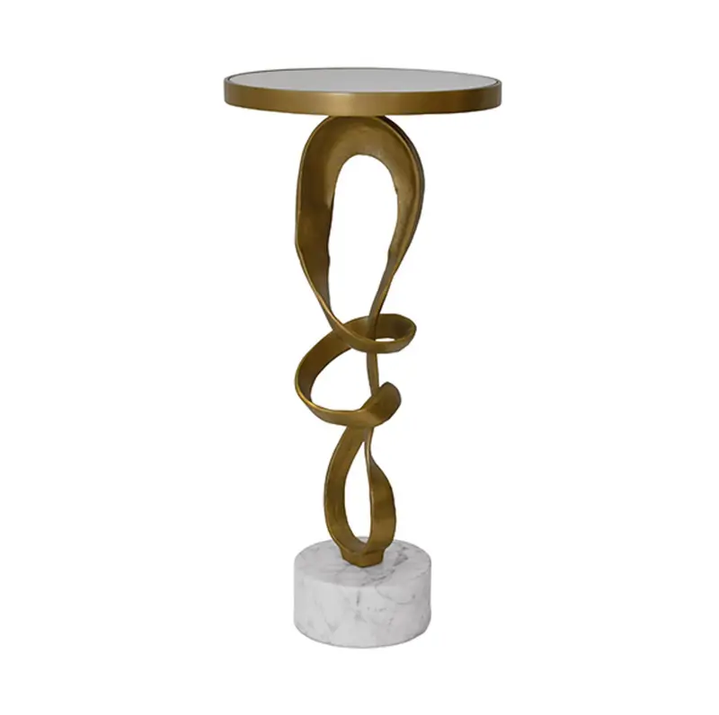 Olympia Round Sculptural Side Table 1