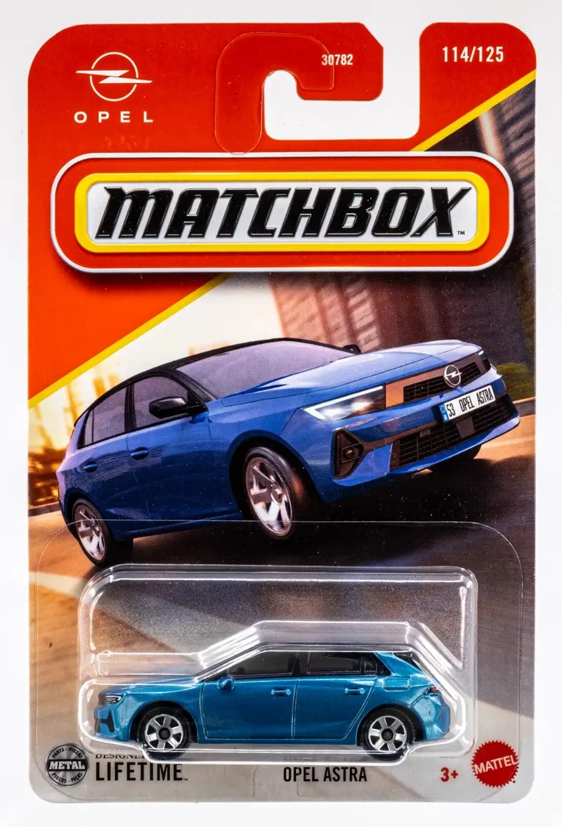 Opel Astra #114 * Blue * 2025 Matchbox Basic Case F 1