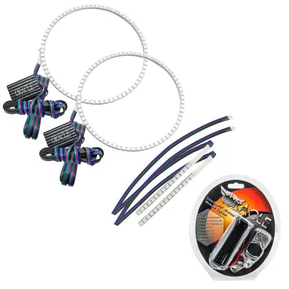 Oracle 2021-2023 Ford Bronco Headlight Halo Kit W/Drl Bar - Base Headlights -W/Rf Cntrl 1
