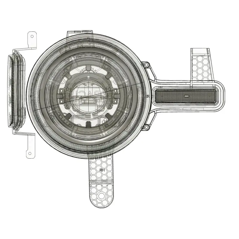 Oracle 2021+ Ford Bronco Oculus Bi-Led Projector Headlights 2