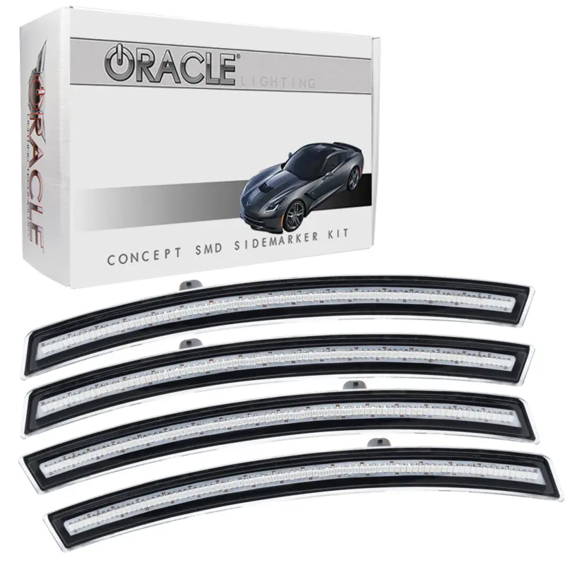 Oracle Chevrolet Corvette C7 Concept Sidemarker Set - Clear - No Paint 1