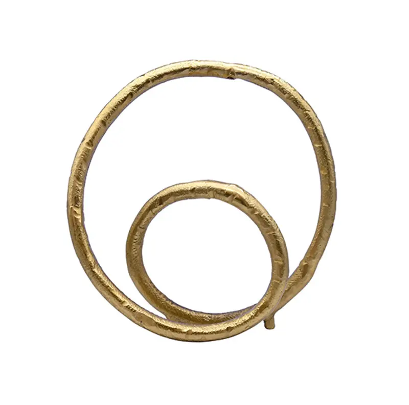 Orin Gold Leaf Loop Sculpture 1