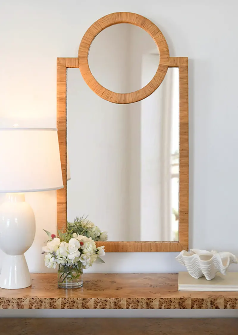 Orlando Rattan Wall Mirror 1