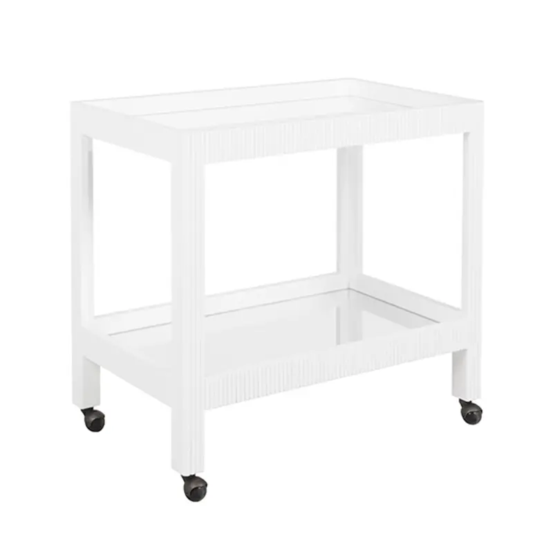 Otis Cerused Oak Bar Cart 2