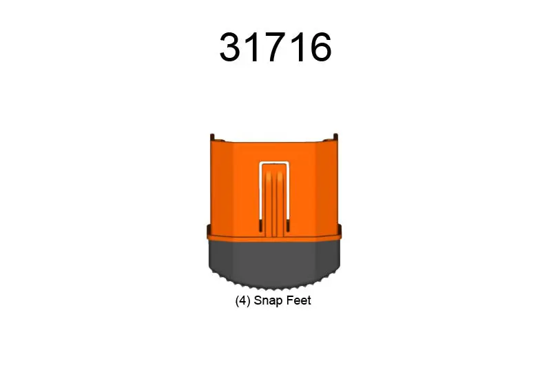 Outer Replacement Feet Kit 1