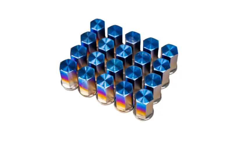 Paragon Performance Titanium Black Or Burnt Blue C8 Corvette Lug Nuts - M14x1.5 2