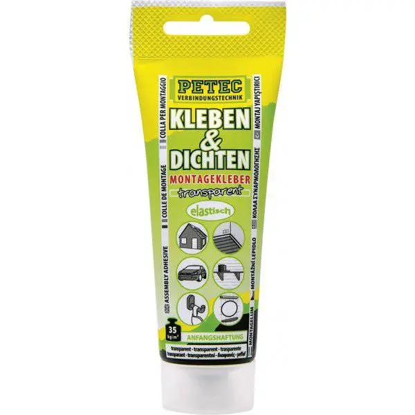 Petec Kleben & Dichten Montagekleber Adhesive Bonding Glue (80Ml) 1
