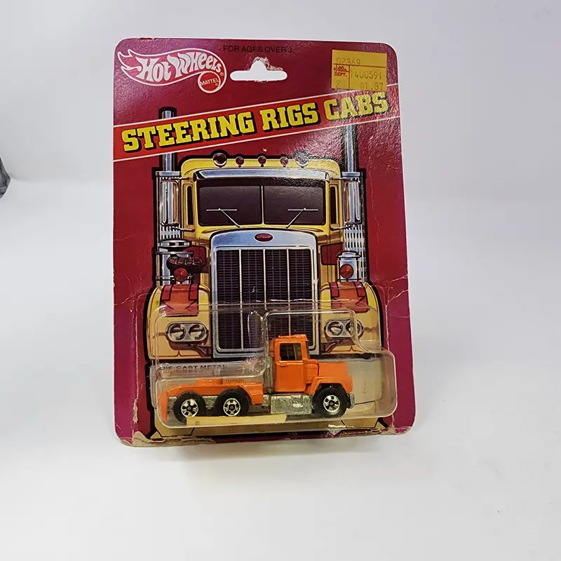 Peterbilt No 5672 * Orange * 1982 Hot Wheels Hong Kong Steering Rigs 2