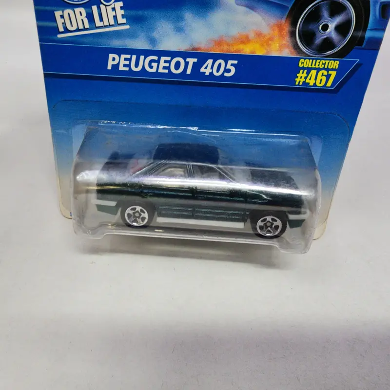Peugeot 405 #467 W/ 5Sp Rims * Hot Wheels Blue Card 2