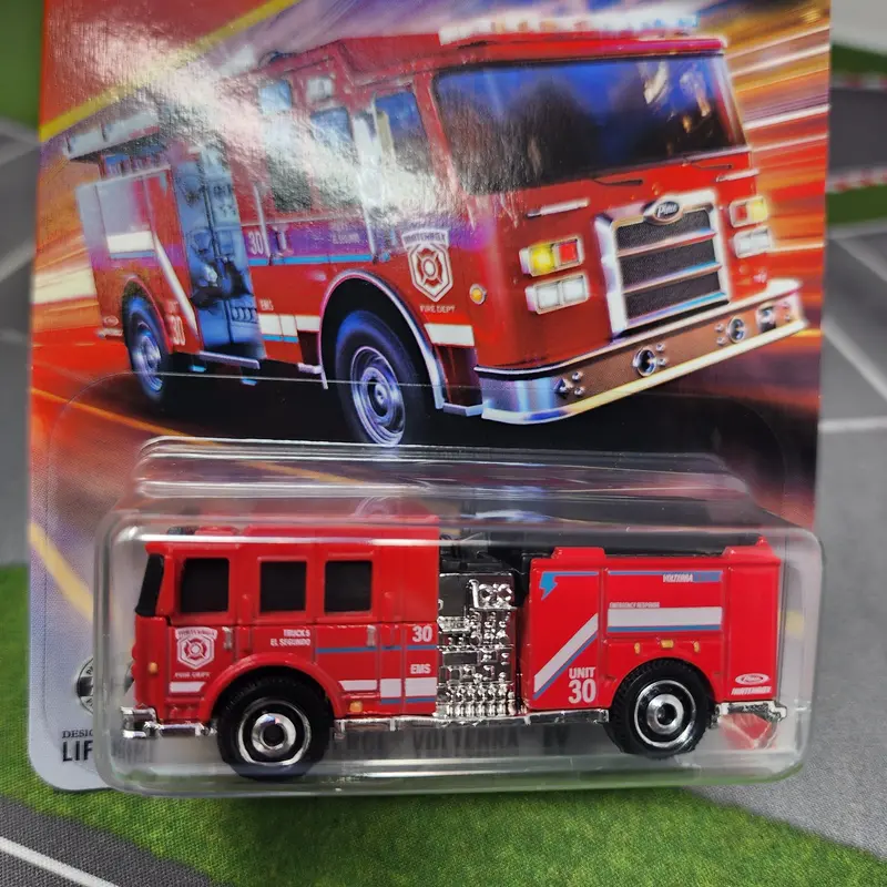 Pierce Volterra Ev #44 * Red * 2026 Matchbox Basic Case D 2