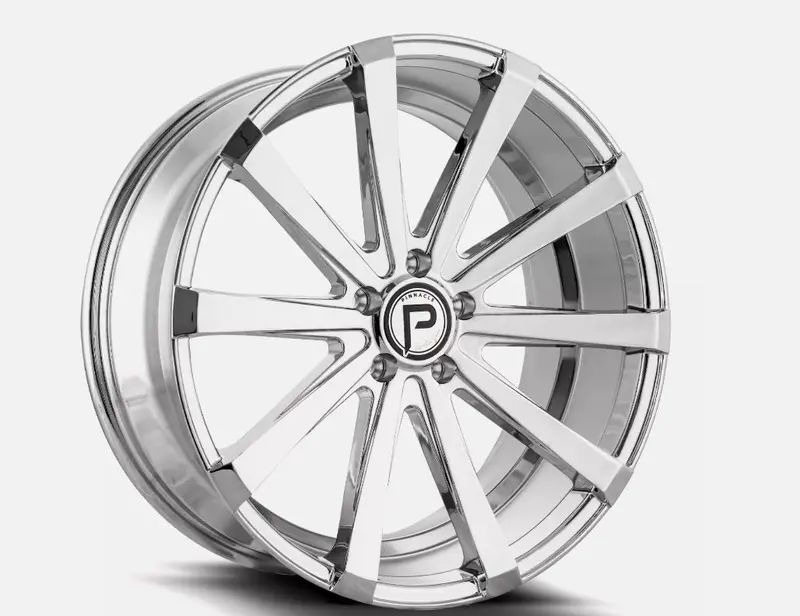 Pinnacle Wheel Royalty 22X9, 5X115, Et15, 74.1Mm Hub, Chrome Finish, Full Set 1