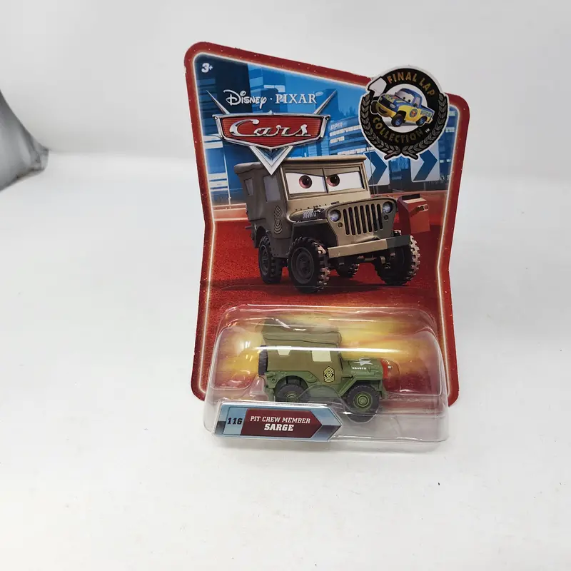 Pit Crew Member Sarge * Disney Pixar The World Of Cars * Final Lap Collection 1