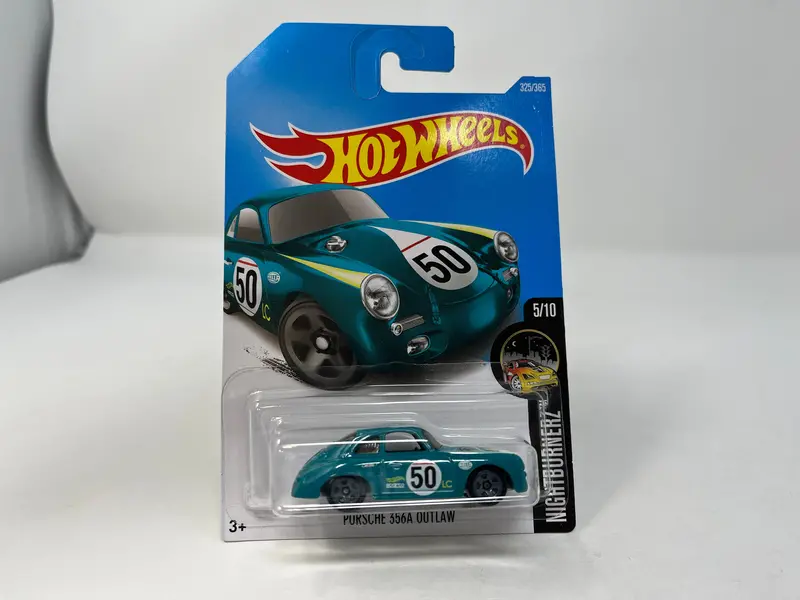 Porsche 356A Outlaw #325 * 2017 Hot Wheels * Green 1