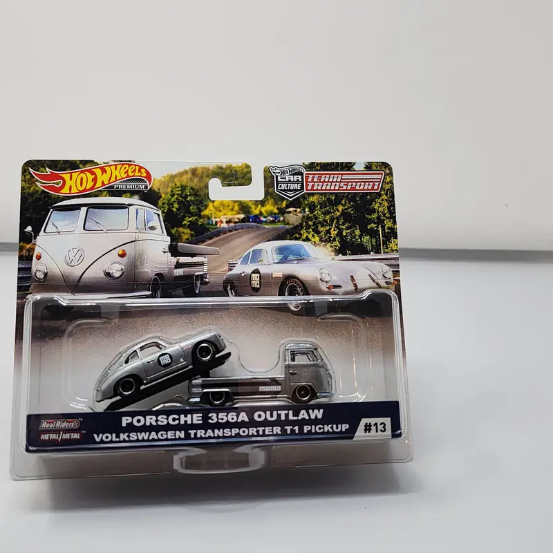 Porsche 356A Outlaw & Vw Transporter T1 #13 * Hot Wheels Team Transport Car Culture 1