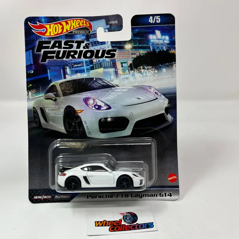 Porsche 718 Cayman Gt4 * 2023 Hot Wheels  Fast & Furious Retro Entertainment 1