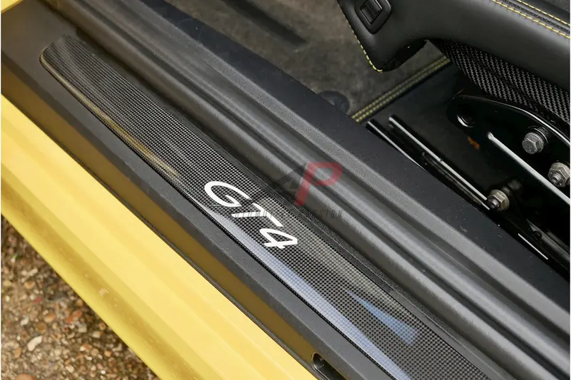 Porsche 718 Cayman Gt4 Carbon Fibre Entry Sill Guard Set Original 2