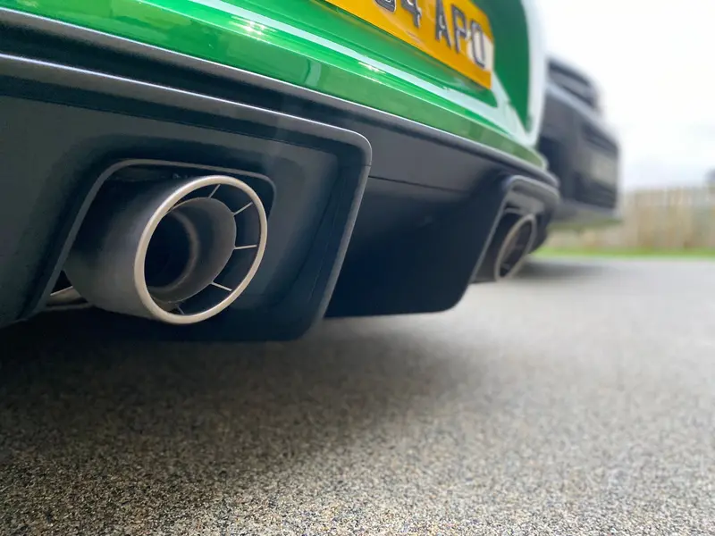 Porsche 718 Gt4 Rs Weissach-Style Titanium Bolt-On Exhaust Tips For All Models 1