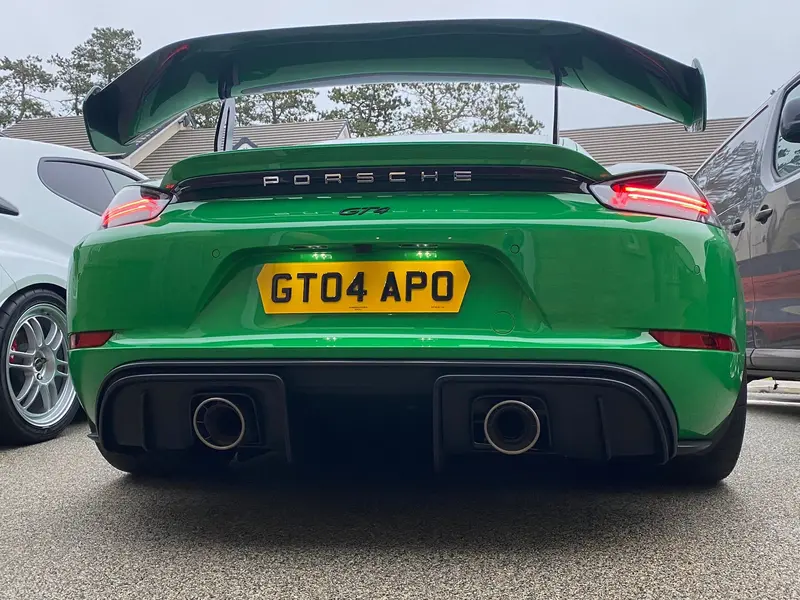 Porsche 718 Gt4 Rs Weissach-Style Titanium Bolt-On Exhaust Tips For All Models 2