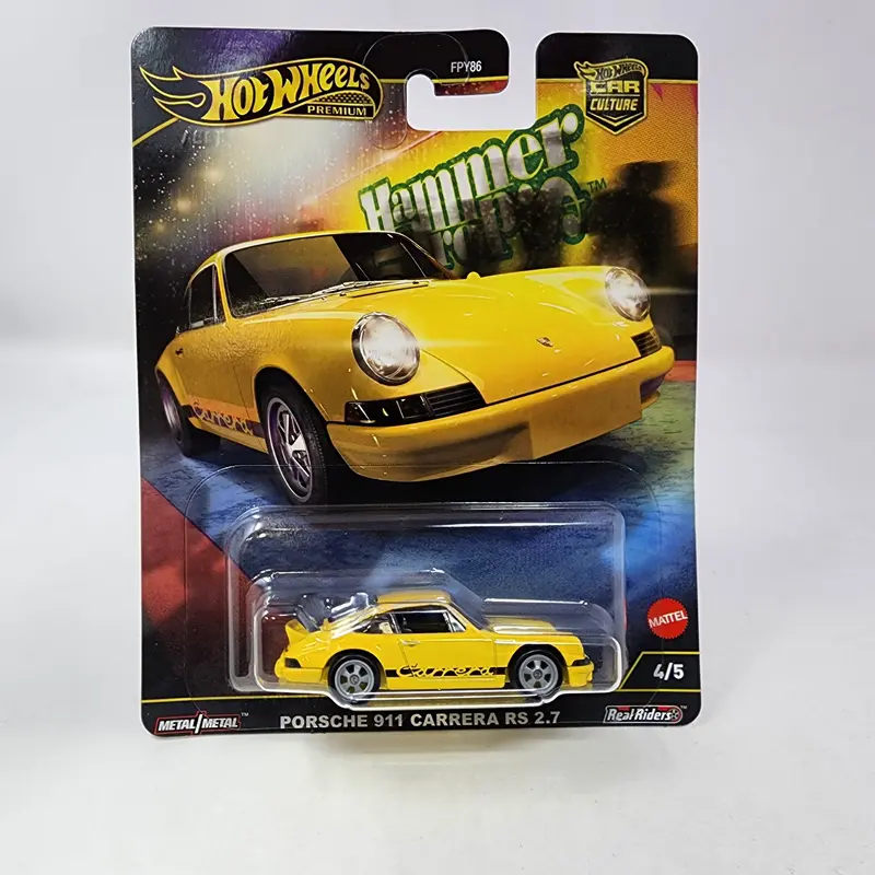 Porsche 911 Carrera Rs2.7 #4/5 * 2025 Hot Wheels Hammer Drop Car Culture Case F 1