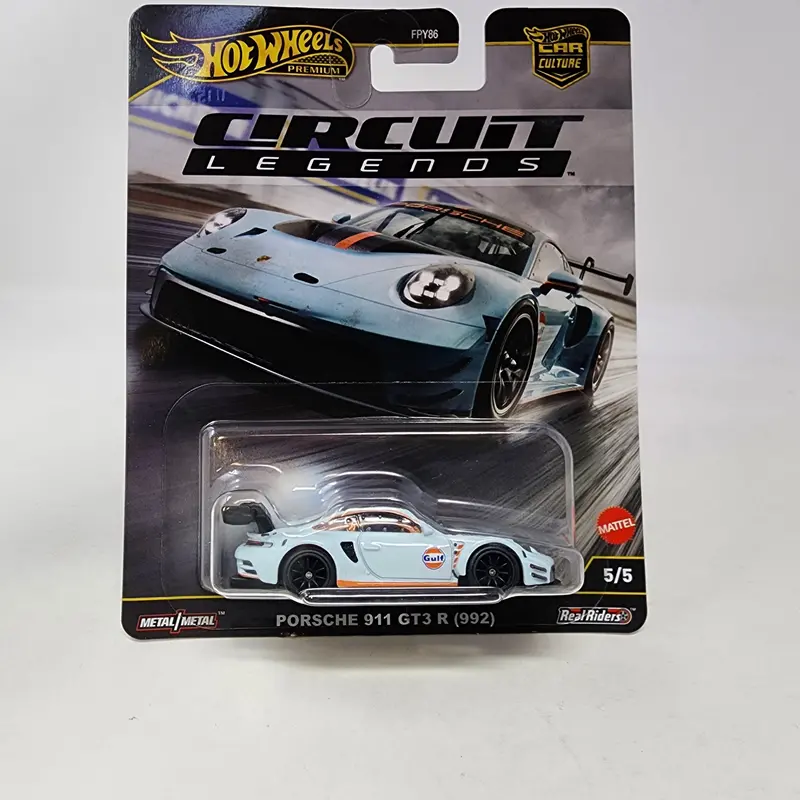 Porsche 911 Gt3 R 992 Gulf * 2025 Hot Wheels Car Culture Circuit Legends Case K 1