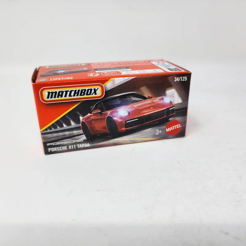 Porsche 911 Targa #34 * 2025 Matchbox Power Grabs Case H 1
