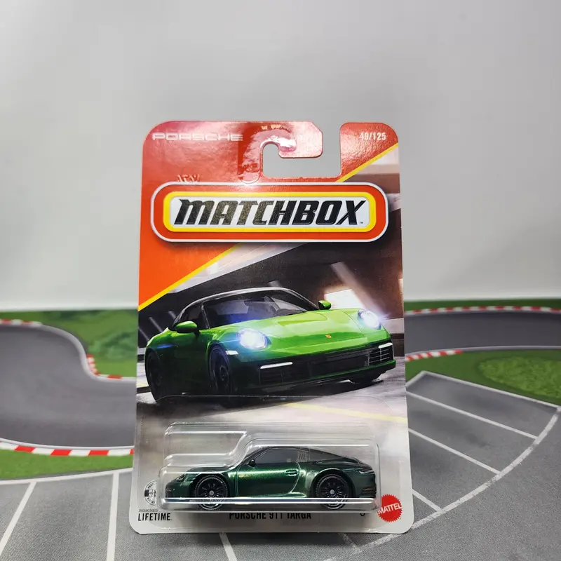 Porsche 911 Targa #49 * Green * 2026 Matchbox Basic Case D 1