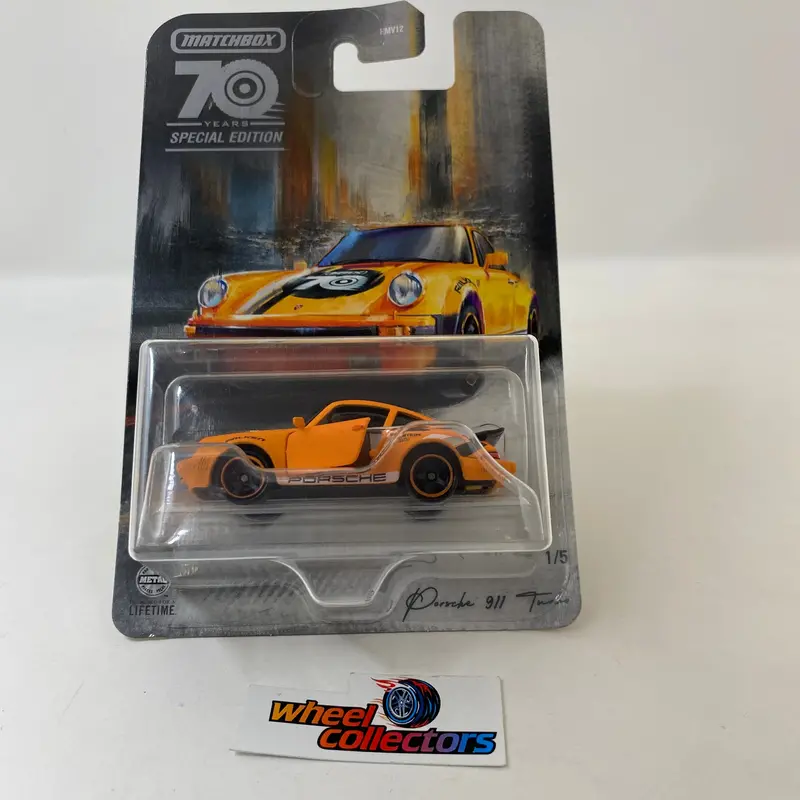 Porsche 911 Turbo #1/5 * Orange * 2023 Matchbox Moving Parts 70Th Anniversary Edition 1