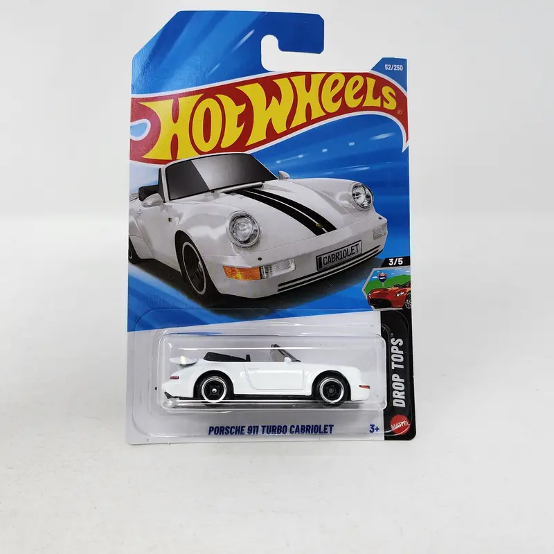 Porsche 911 Turbo Cabriolet #52 * White * 2026 Hot Wheels Case C 1