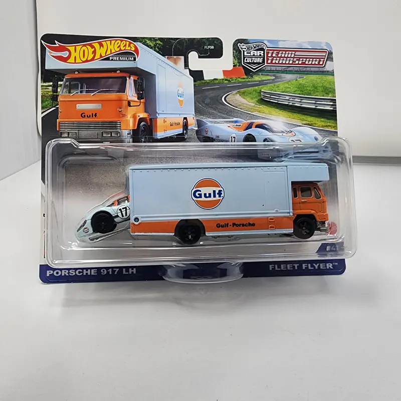 Porsche 917 Lh & Fleet Flyer * 2022 Hot Wheels Team Transport Car Culture * Card Issue 1