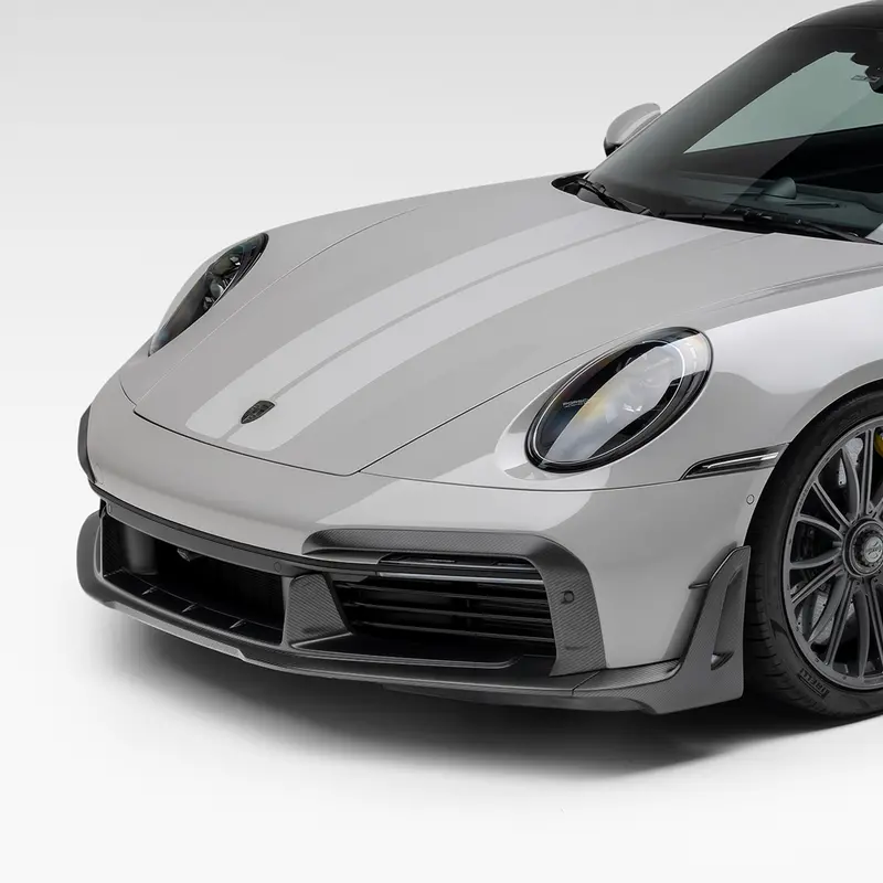 Porsche 992 Turbo S Aero Front Spoiler W/ Winglets 1